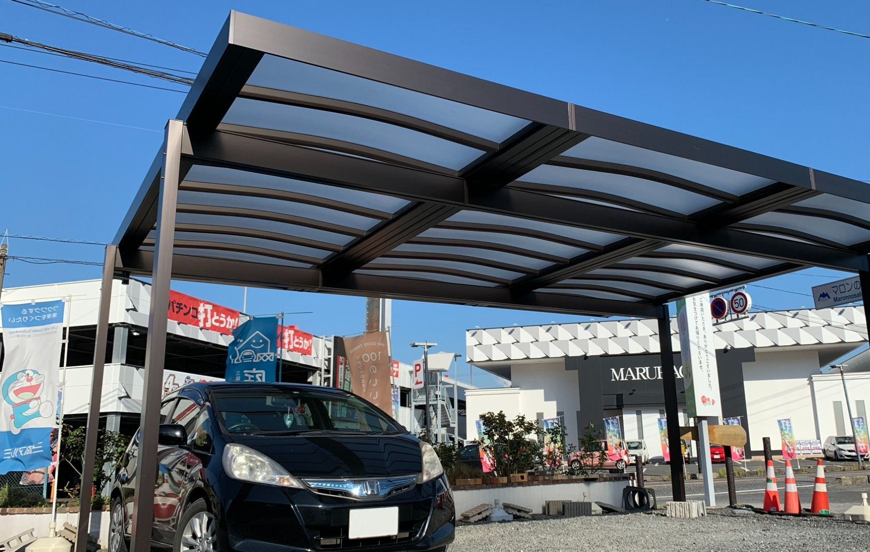 写真：車庫